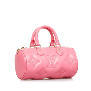 Preloved Louis Vuitton Monogram Calfskin Bubblegram Pink Papillon BB R782BTY 081524 Y