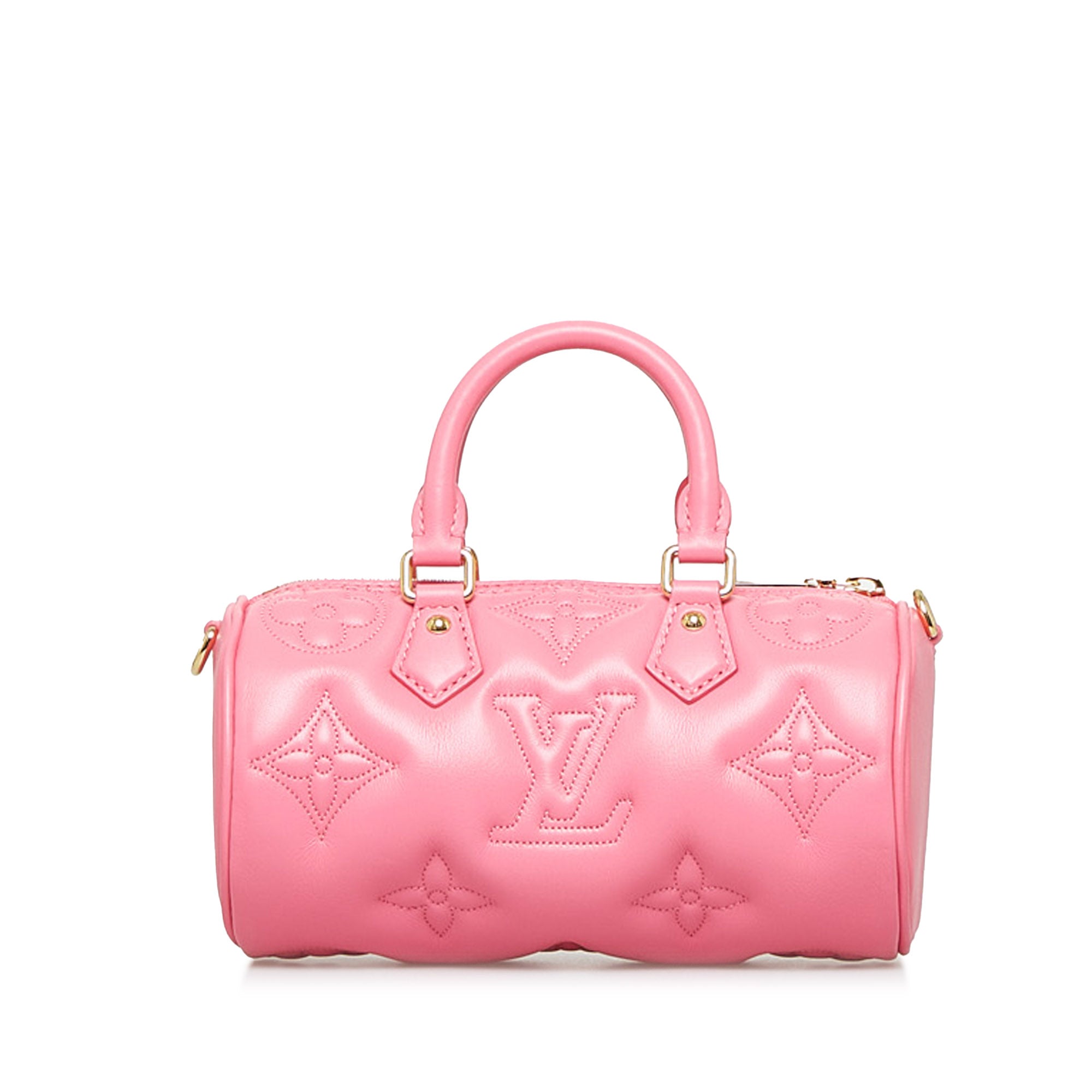 Preloved Louis Vuitton Monogram Calfskin Bubblegram Pink Papillon BB R782BTY 081524 Y