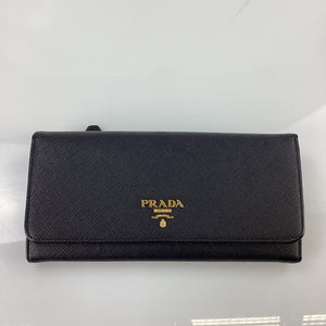 Preloved Prada Black Saffiano Long Wallet X7XW8QY 042624 B