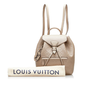 Sold at Auction: Louis Vuitton, Louis Vuitton Montsouris Backpack NM Monogram  Empreinte Leather PM Neutral