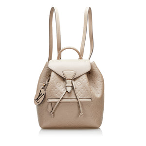 Sold at Auction: Louis Vuitton, Louis Vuitton Montsouris Backpack NM Monogram  Empreinte Leather PM Neutral