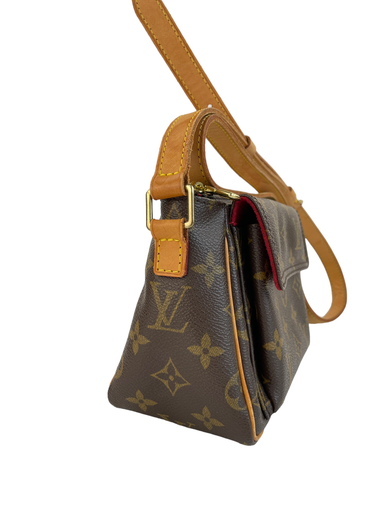 Viva cité cloth crossbody bag Louis Vuitton Brown in Cloth - 31308654