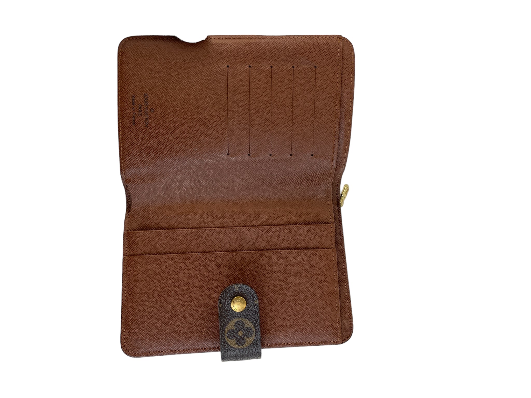 Preloved Louis Vuitton Monogram Porte Papier Zippe Bifold Wallet SP005 –  KimmieBBags LLC