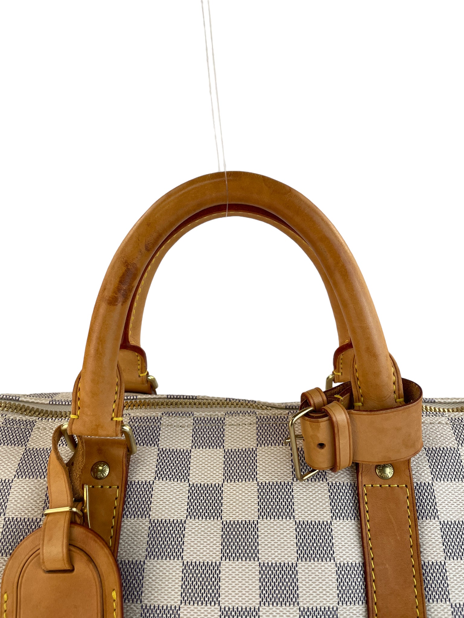 Louis Vuitton Damier Azur Keepall 50 Duffle Bag 512lvs35