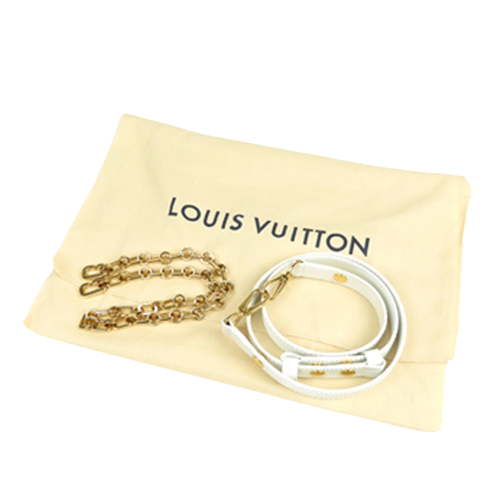 Louis Vuitton Monogram Reverse Dauphine MM Flap Crossbody Chain