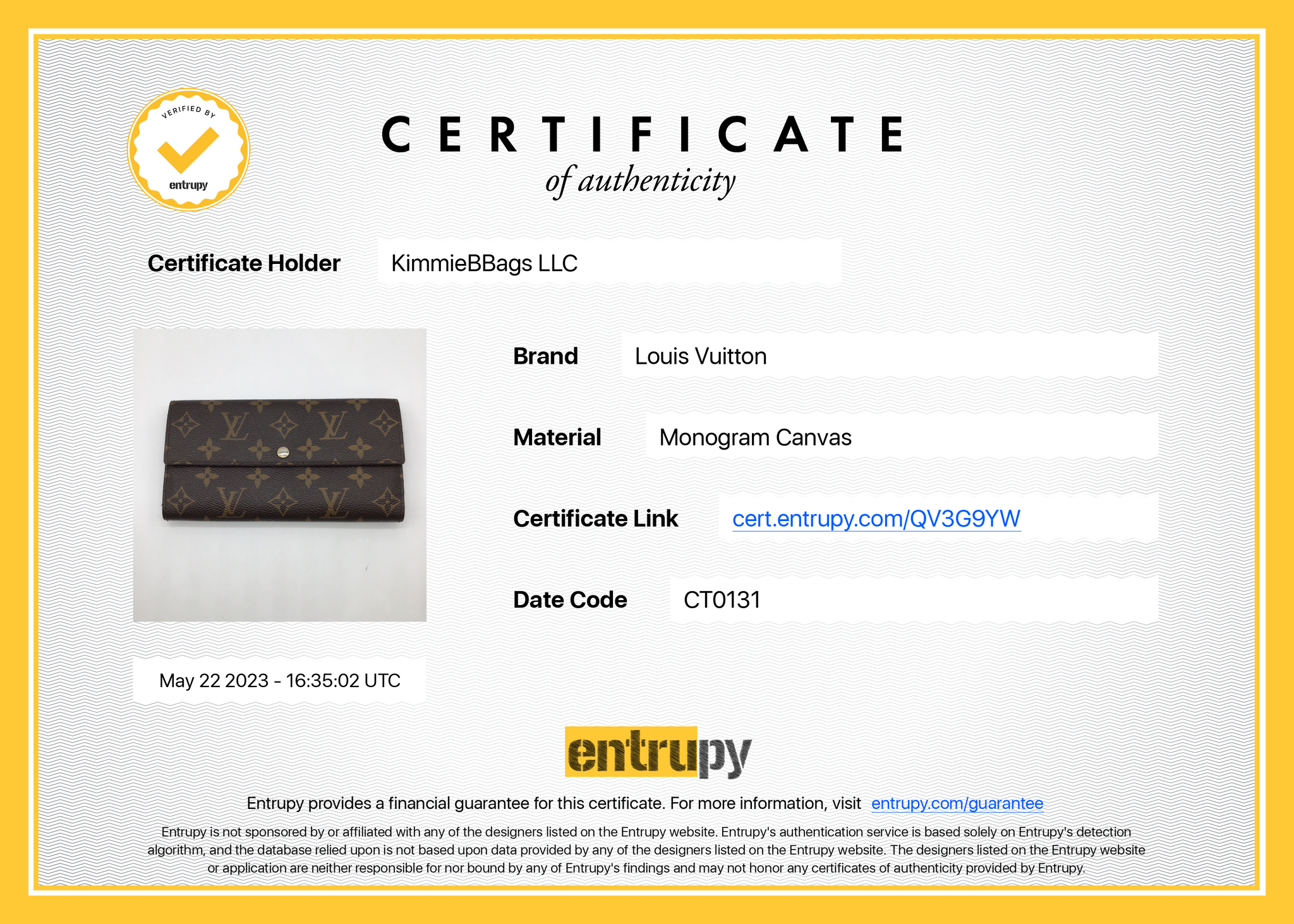 Louis Vuitton M60531 Sarah Envelope Monogram Snap Wallet – Cashinmybag