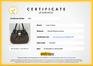 PRELOVED Louis Vuitton Sistina PM Damier Ebene Handbag FL3059 062123 –  KimmieBBags LLC