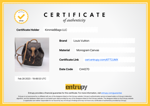 NTWRK - Preloved LOUIS VUITTON Monogram Canvas Montsouris Backpack GM Ba