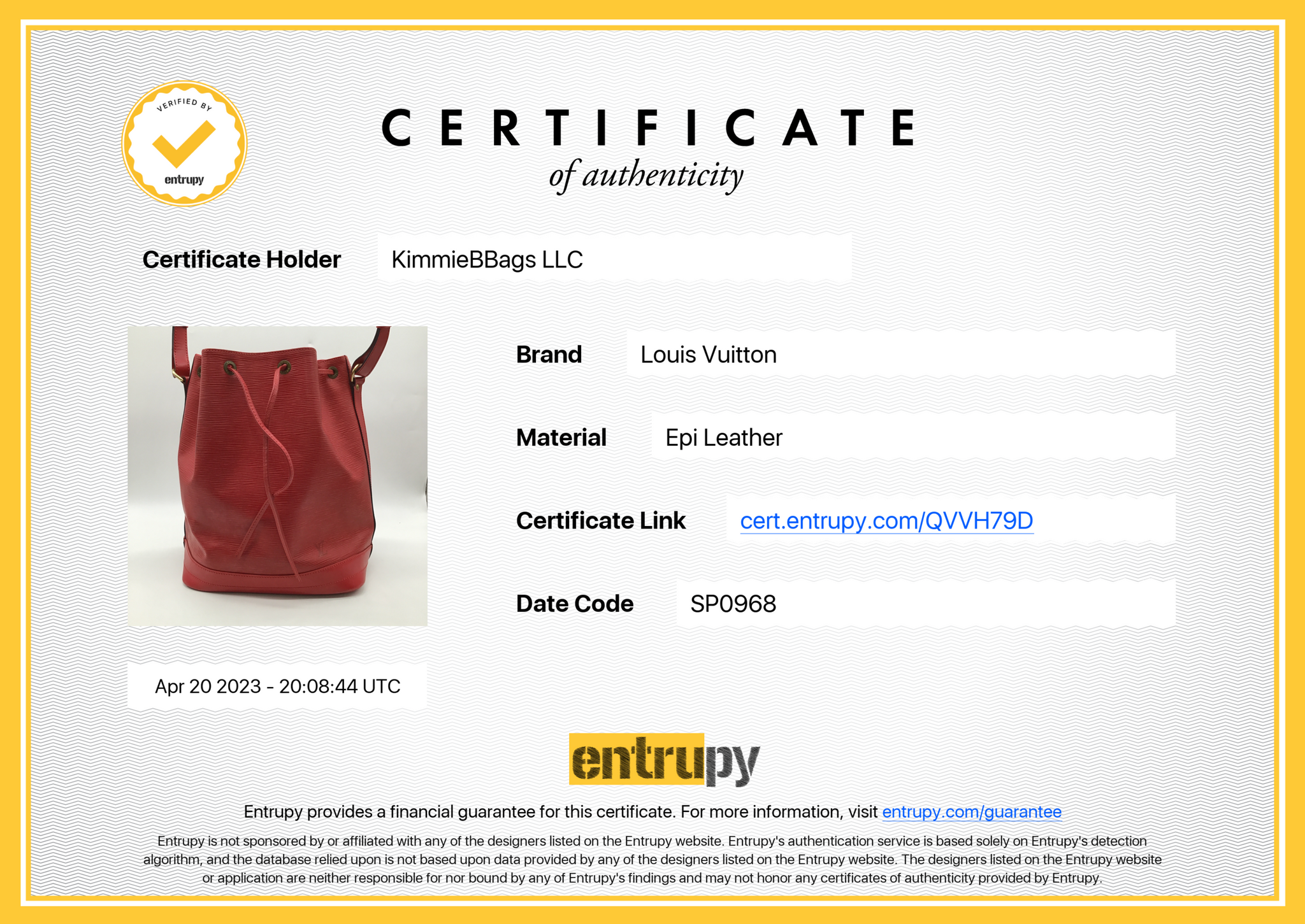 Louis Vuitton - Authenticated Vénus Handbag - Leather Red for Women, Never Worn
