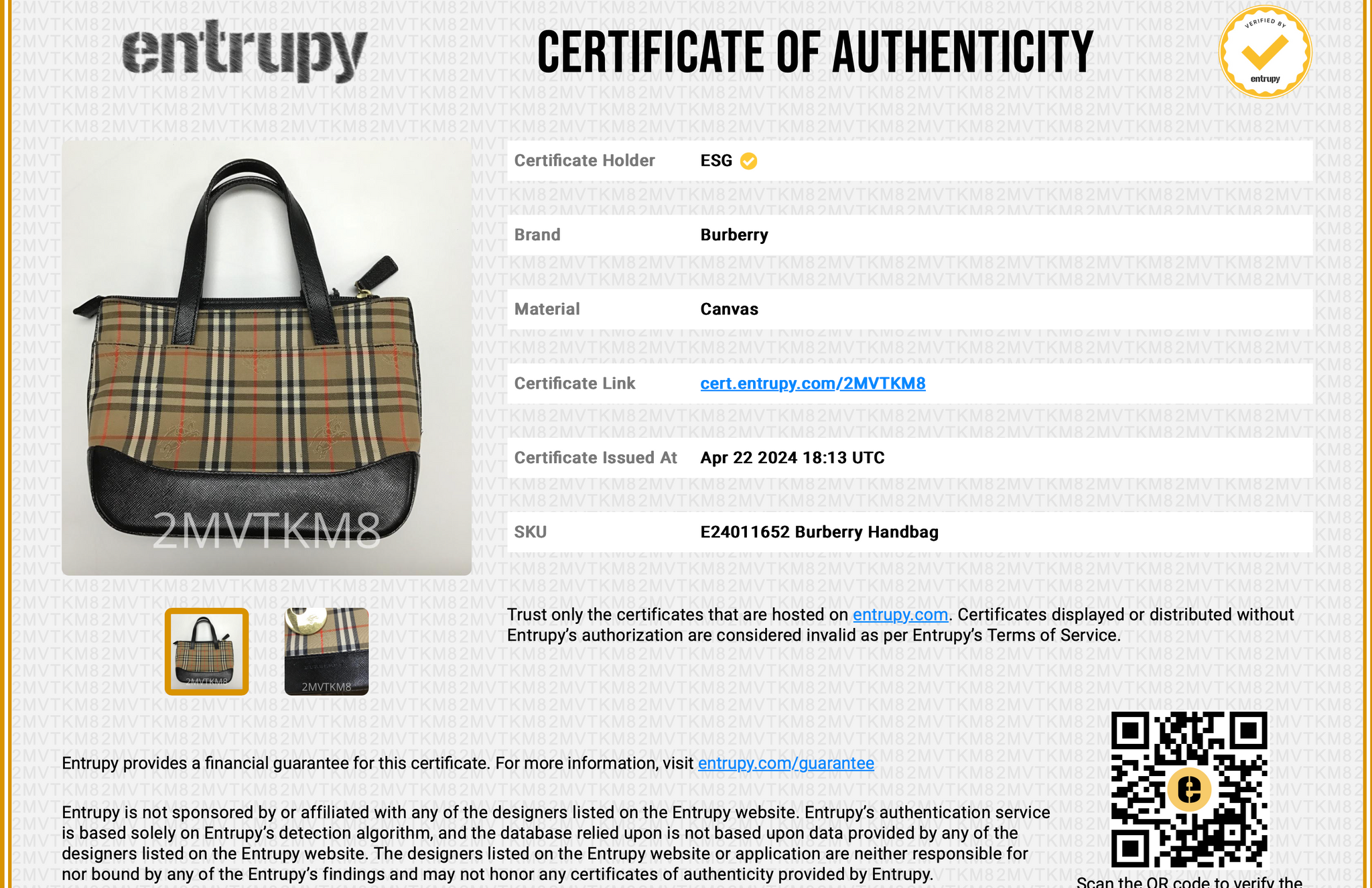 Burberry House Check Canvas Mini Bag 2MVTKM8 042624 B