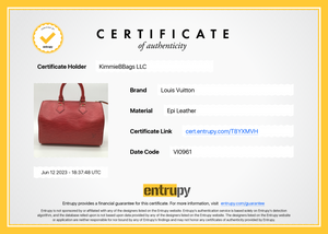 Louis Vuitton x Supreme - Authenticated Handbag - Leather Red for Women, Good Condition