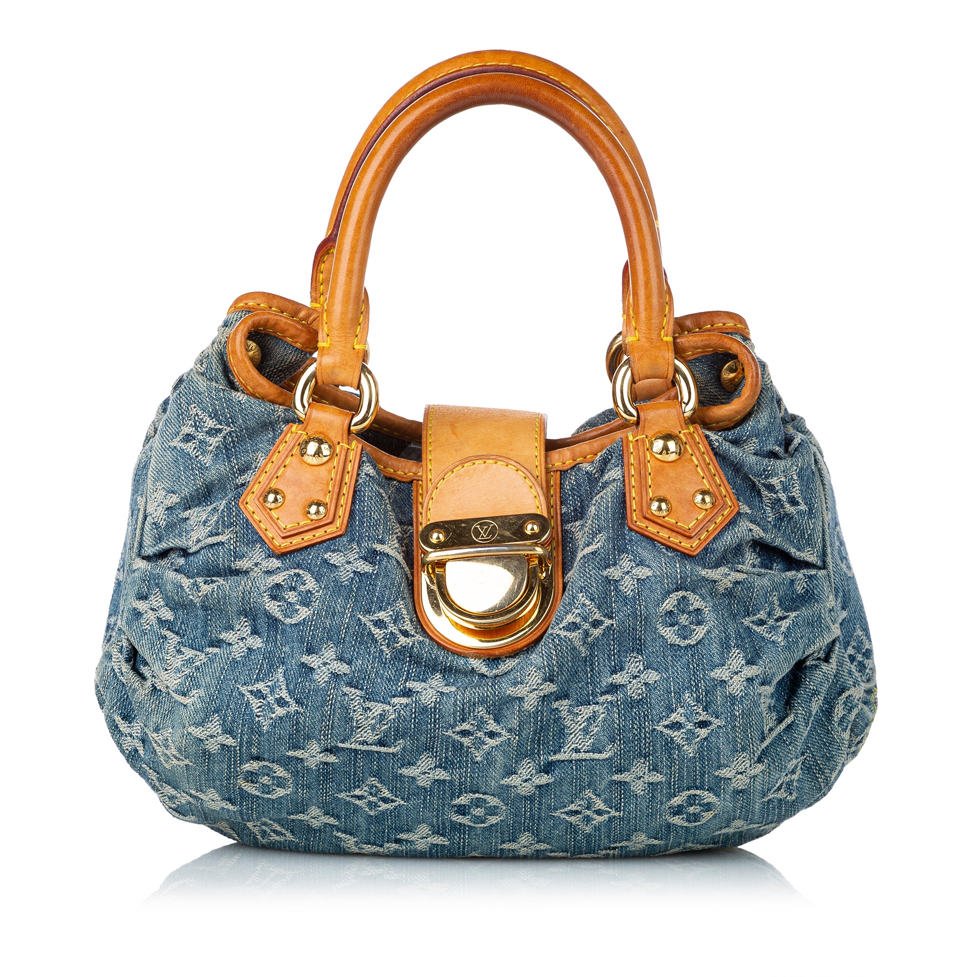 Louis Vuitton, Bags, Rarelouis Vuittondenim Sunburst Blue