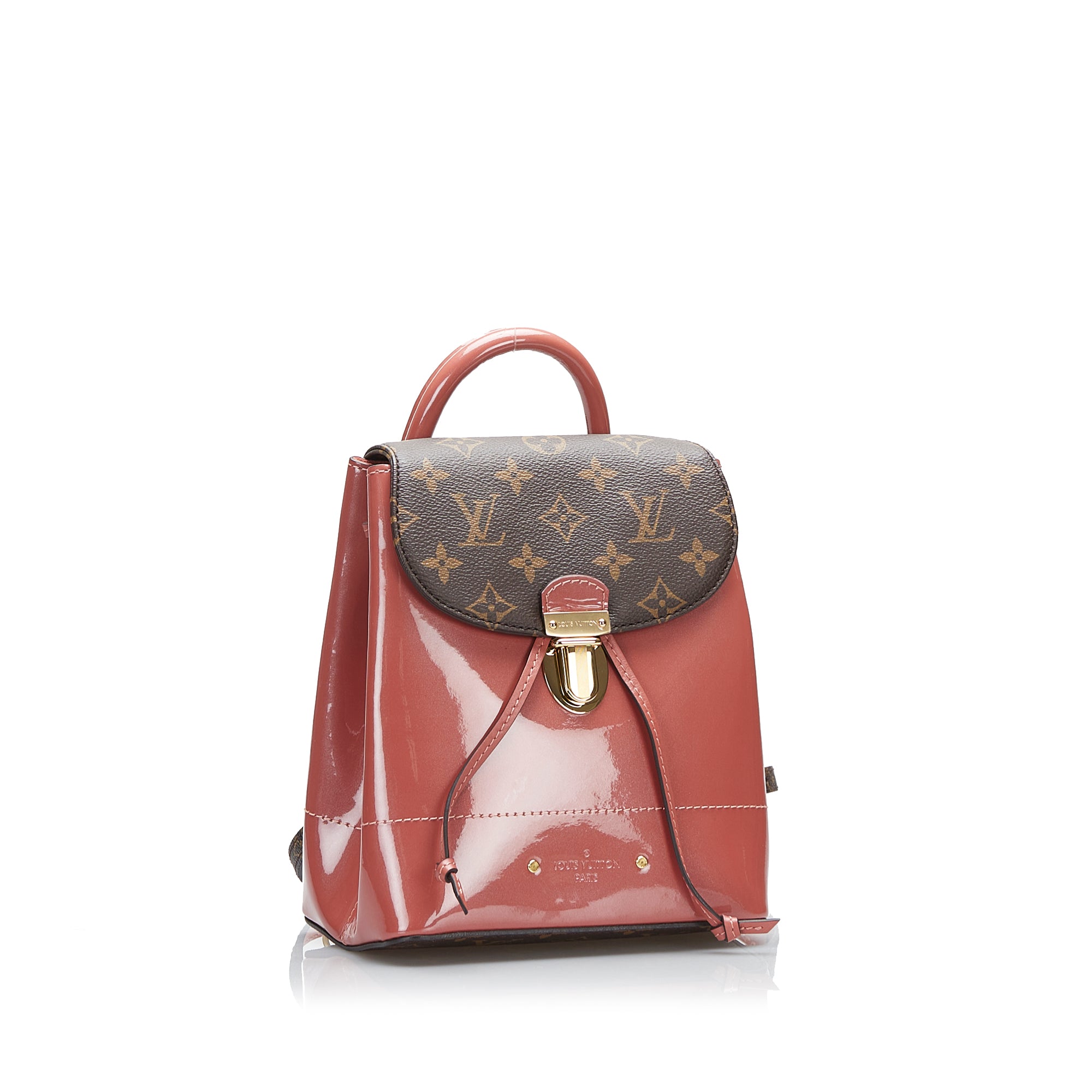 Authentic Louis Vuitton Vernis Hot Springs Backpack in Rose