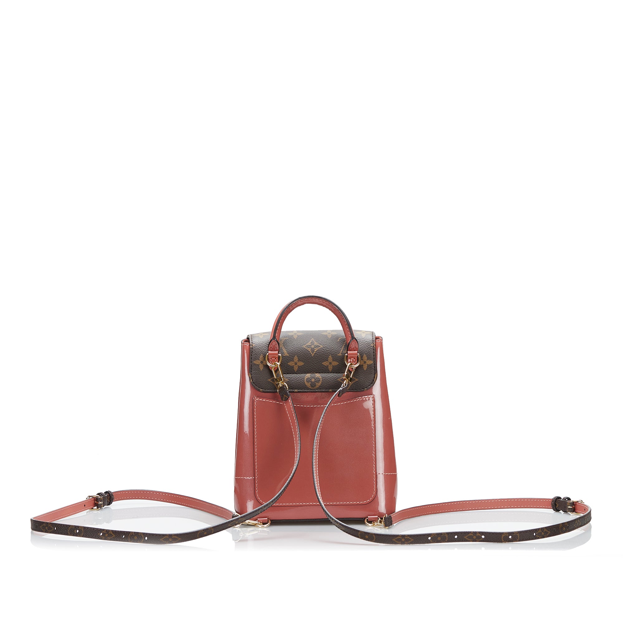 Louis Vuitton, Bags, Authentic Louis Vuitton Hot Springs Patient Mini  Vernice Leather Backpack