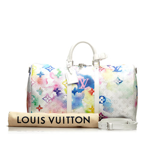 New Release Louis Vuitton Keepall 50 Monogram Watercolor Prints SS21 
