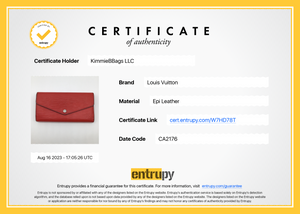 Louis Vuitton Sarah Wallet Red Epi Leather M63577 - Tabita Bags
