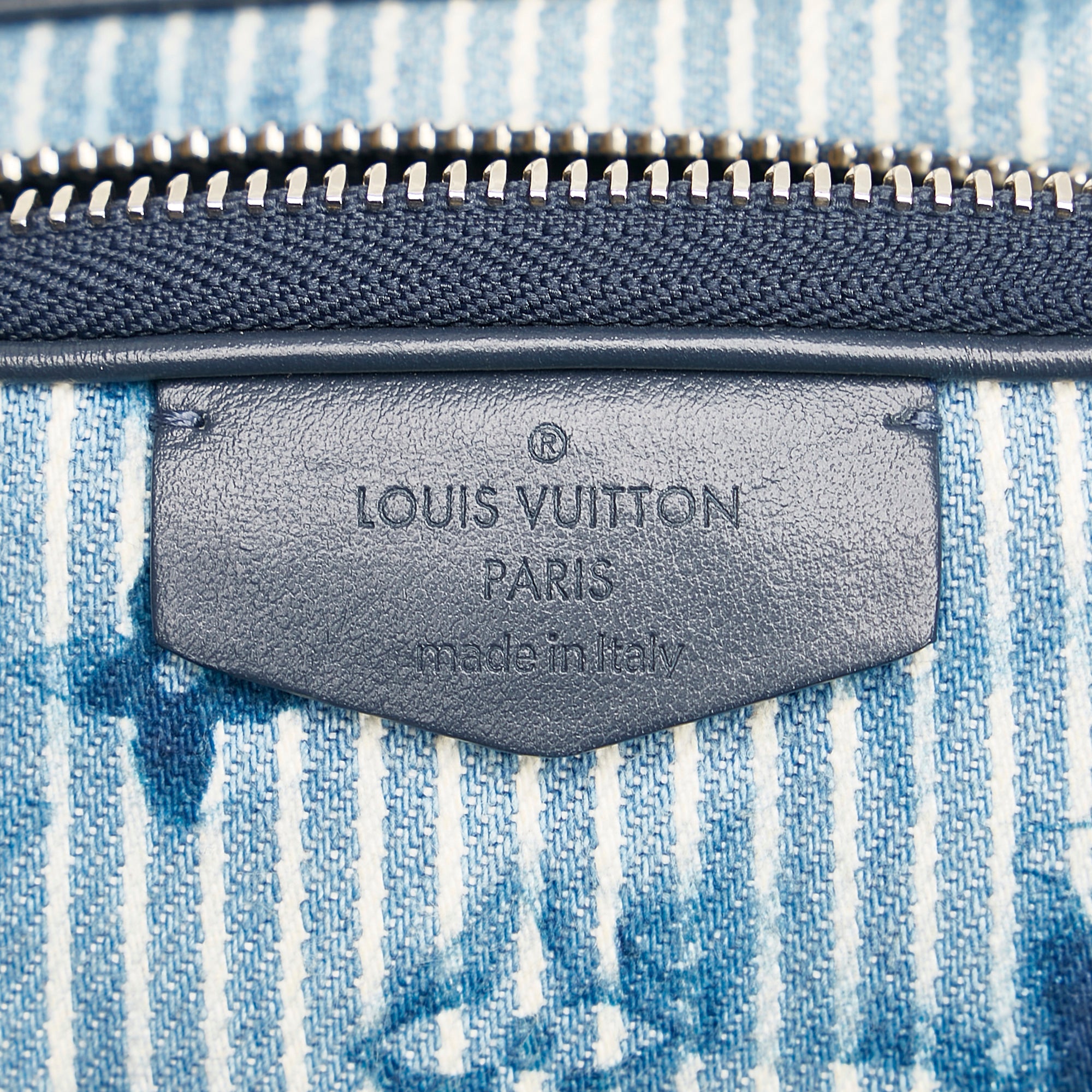 Louis Vuitton Navy Monogram Watercolor Jeans