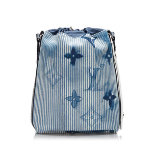Louis Vuitton Sac Marin Bag Limited Edition Monogram Watercolor Stripes  Denim BB