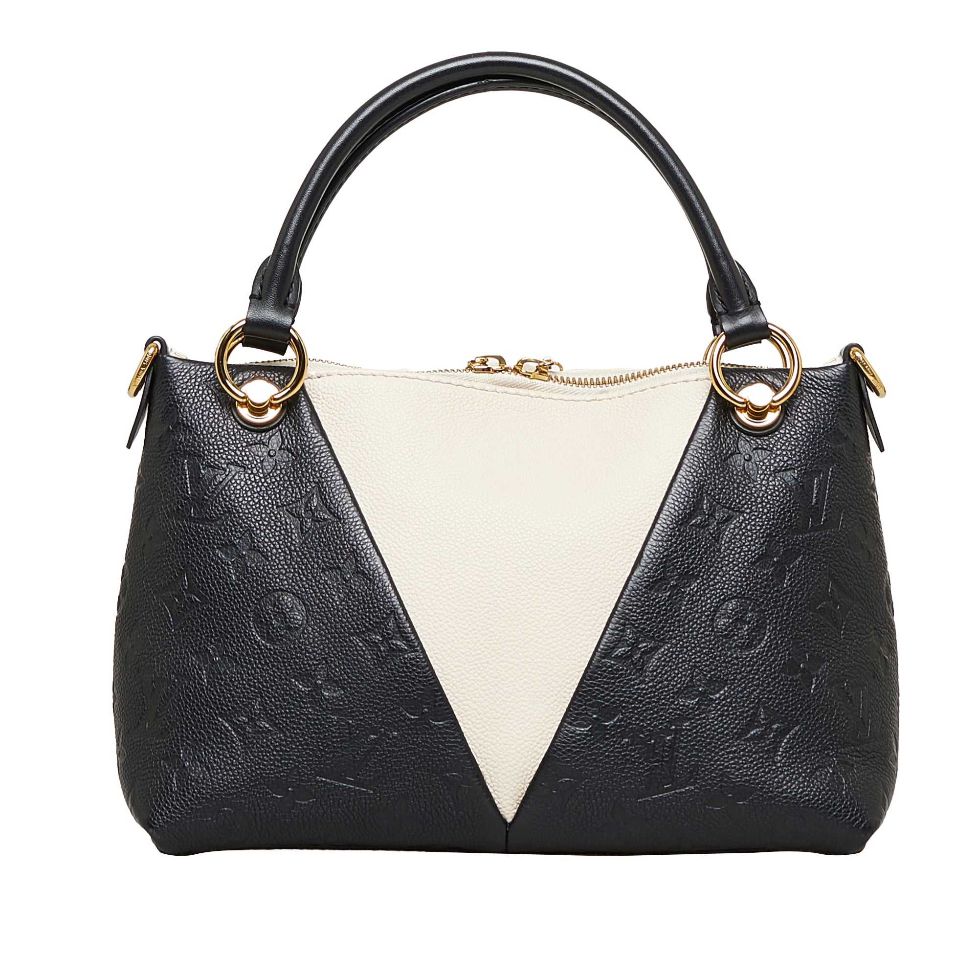 Louis Vuitton Black Empreinte Monogram Leather V BB Tote Bag