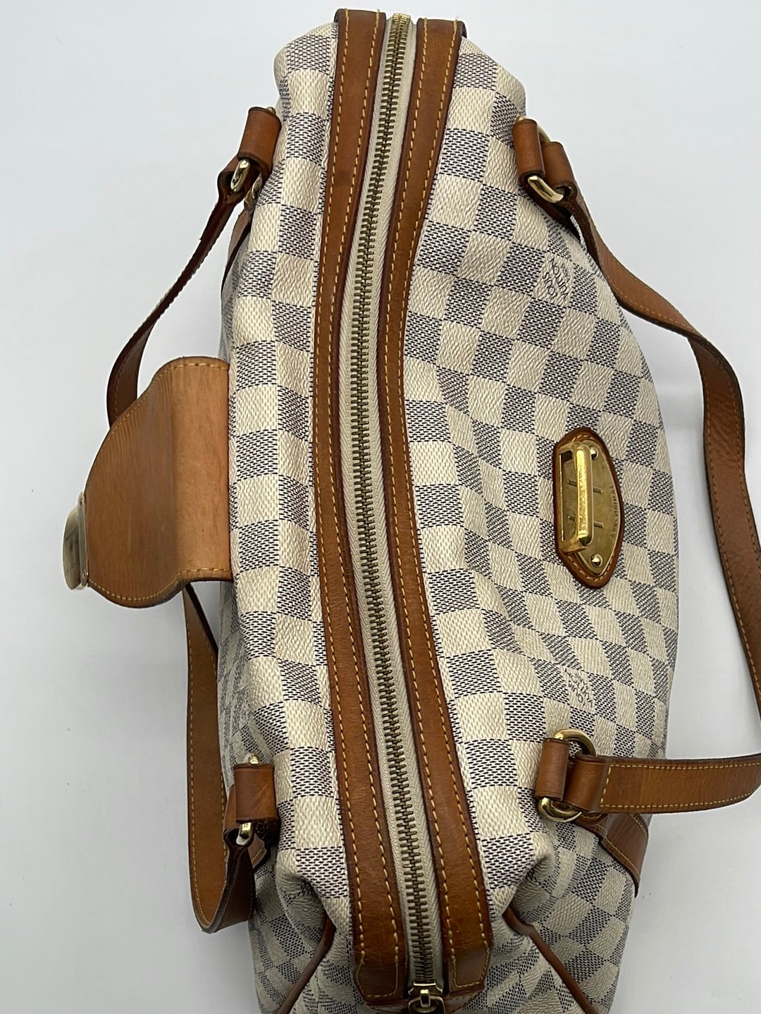 Louis Vuitton Stresa PM Handbag Monogram Canvas Shoulder Bag Authentic