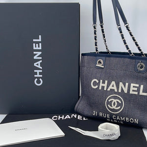 Look at this Beautiful CHANEL Deauville 31 Rue Cambon Tote Bag