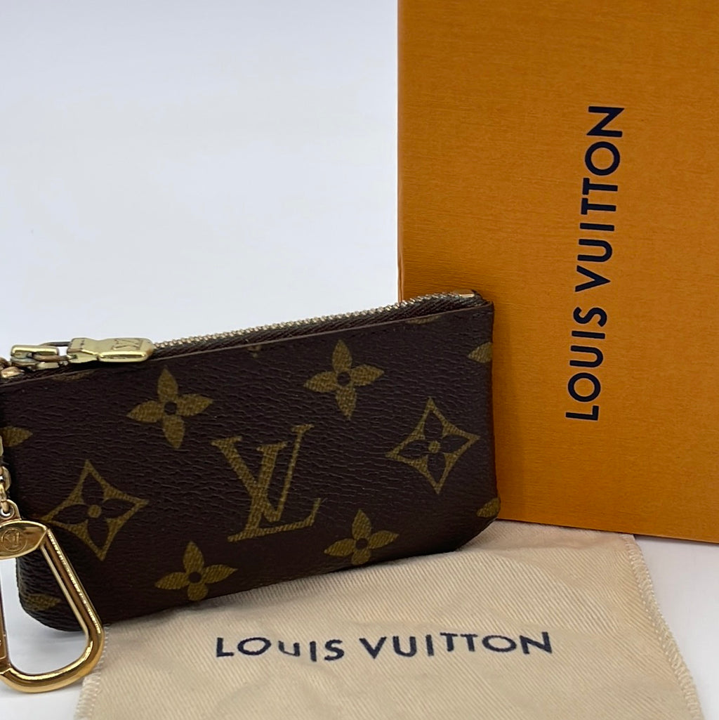 Preloved Louis Vuitton Monogram Pochette Cles Coin Pouch CA0966