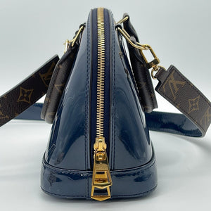 3D model Louis Vuitton Alma BB Monogram Embossed Vernis Top Handle Bag VR /  AR / low-poly