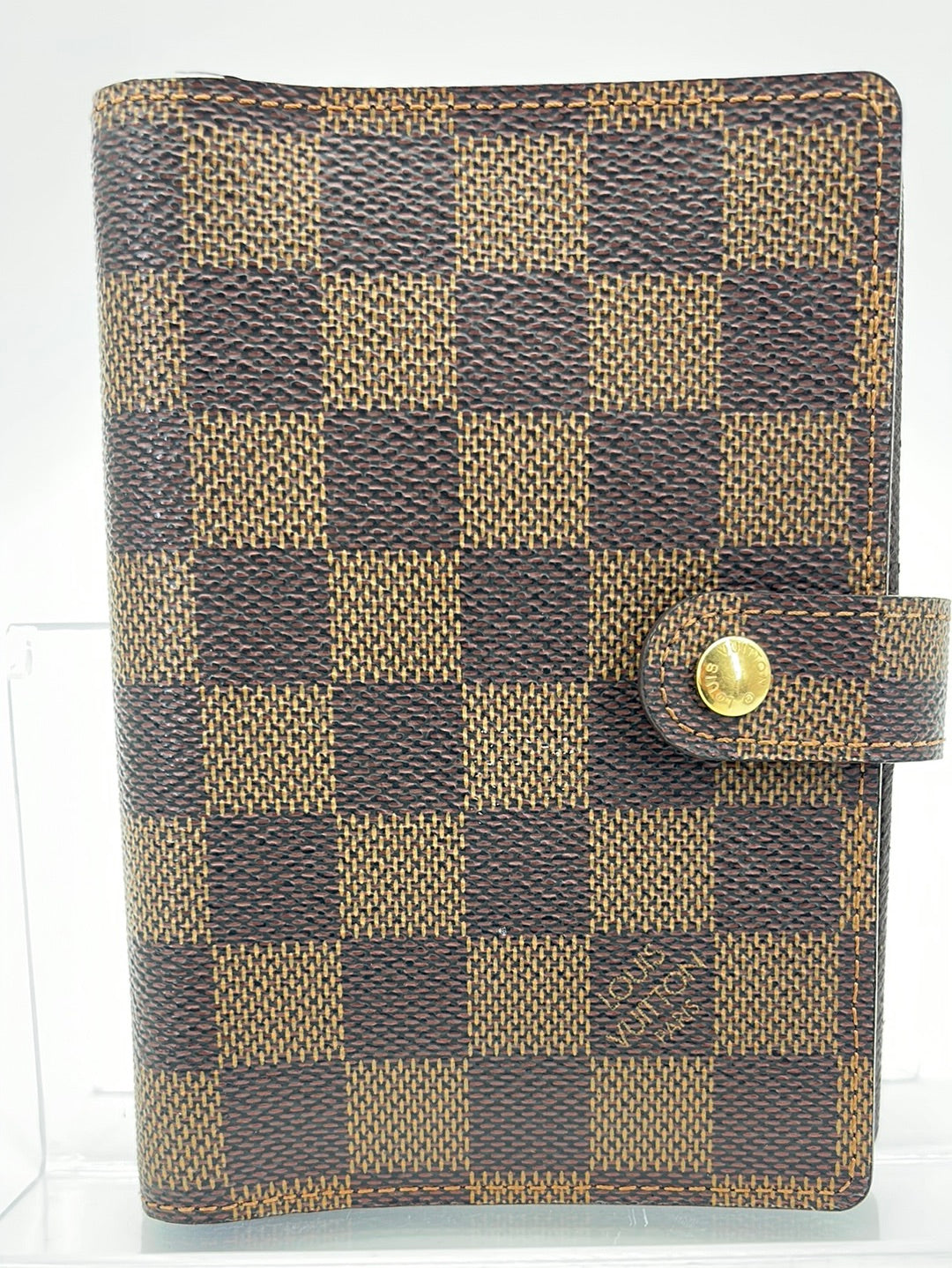 LOUIS VUITTON Damier Ebene Agenda PM Day Planner Cover Limited