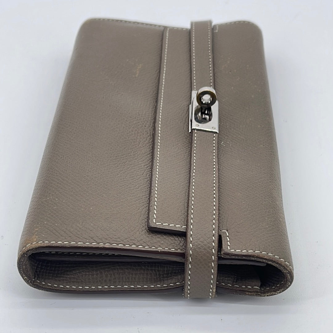 Hermes Etoupe Epsom Kelly Wallet (preloved)