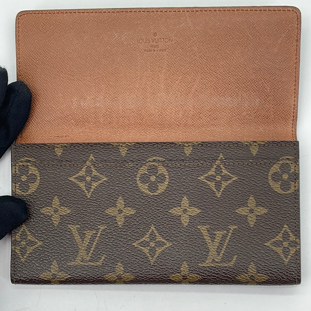 Louis Vuitton 2004 pre-owned contrast stitch wallet