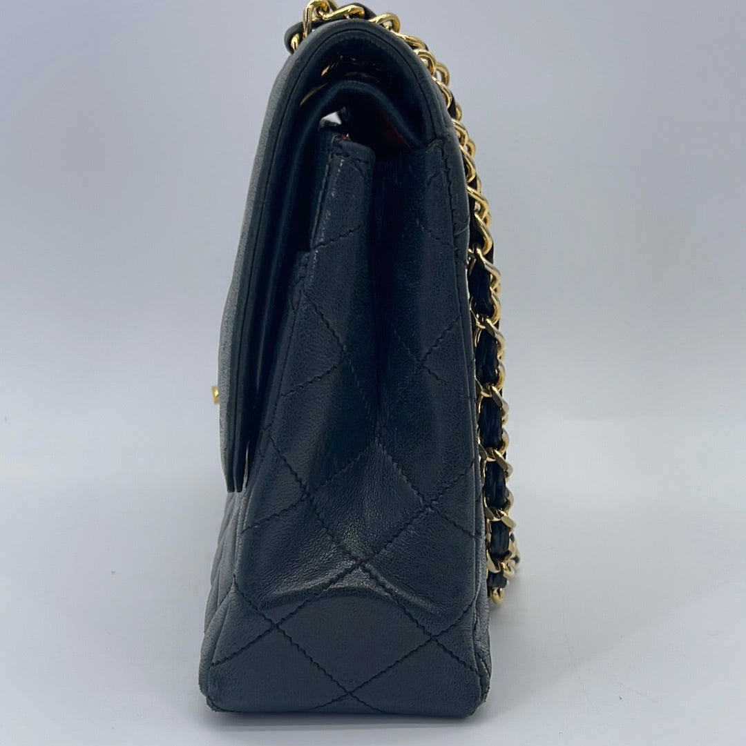 Chanel Black Paris Limited Edition Double Flap Bag with 24K Gold Hardw –  CCSYESPLSSG