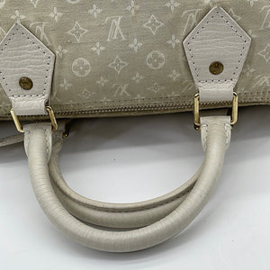 Louis Vuitton Limited Edition Mini Lin Speedy Denim Bag (606) - Reetzy
