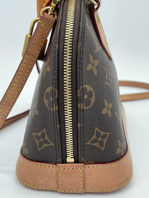 Preloved Louis Vuitton Alma BB Monogram Handbag with Crossbody Strap  3HVQVG2 061323