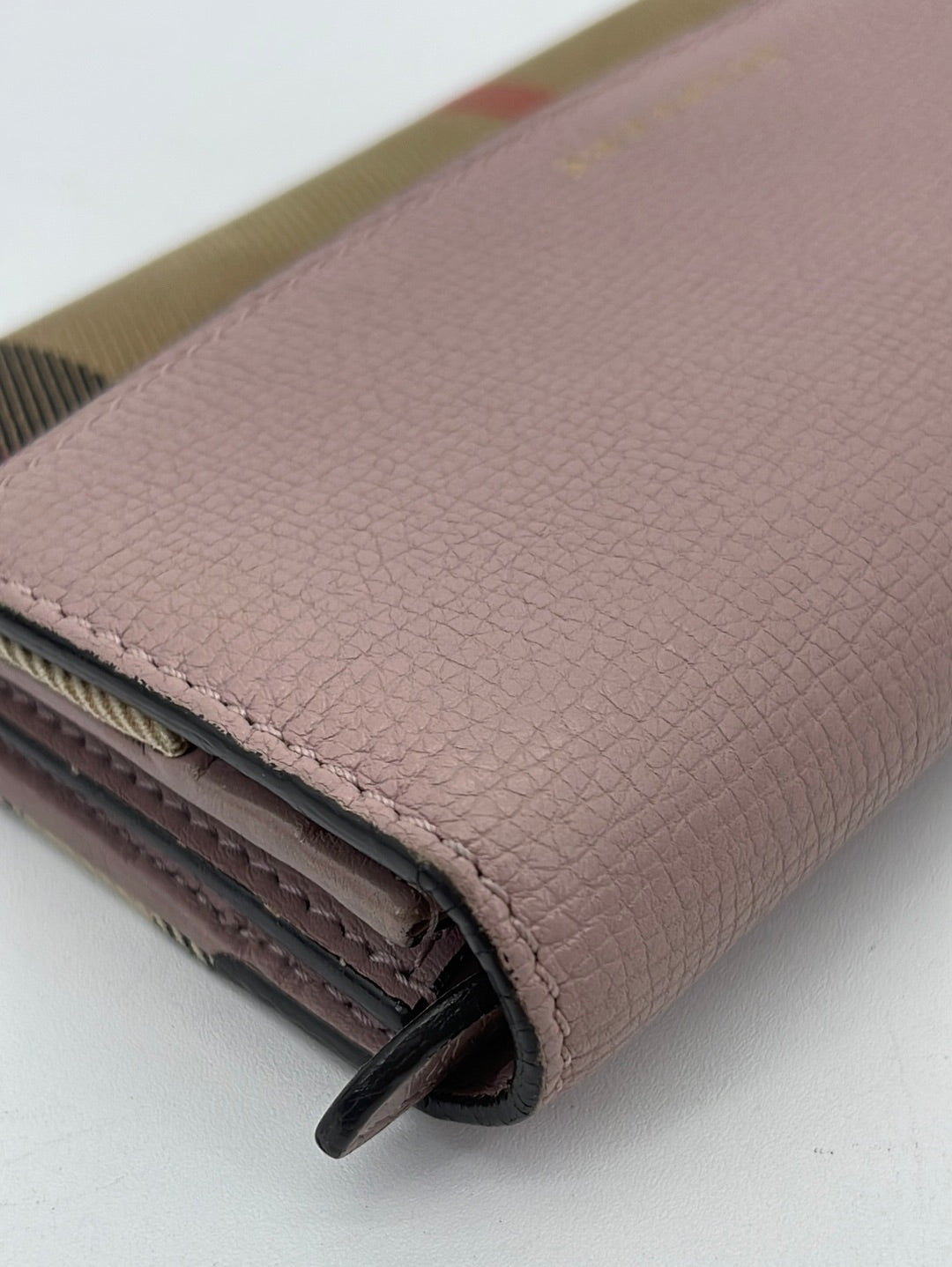 Pink Burberry Highbury Leather Continental Wallet – Designer Revival