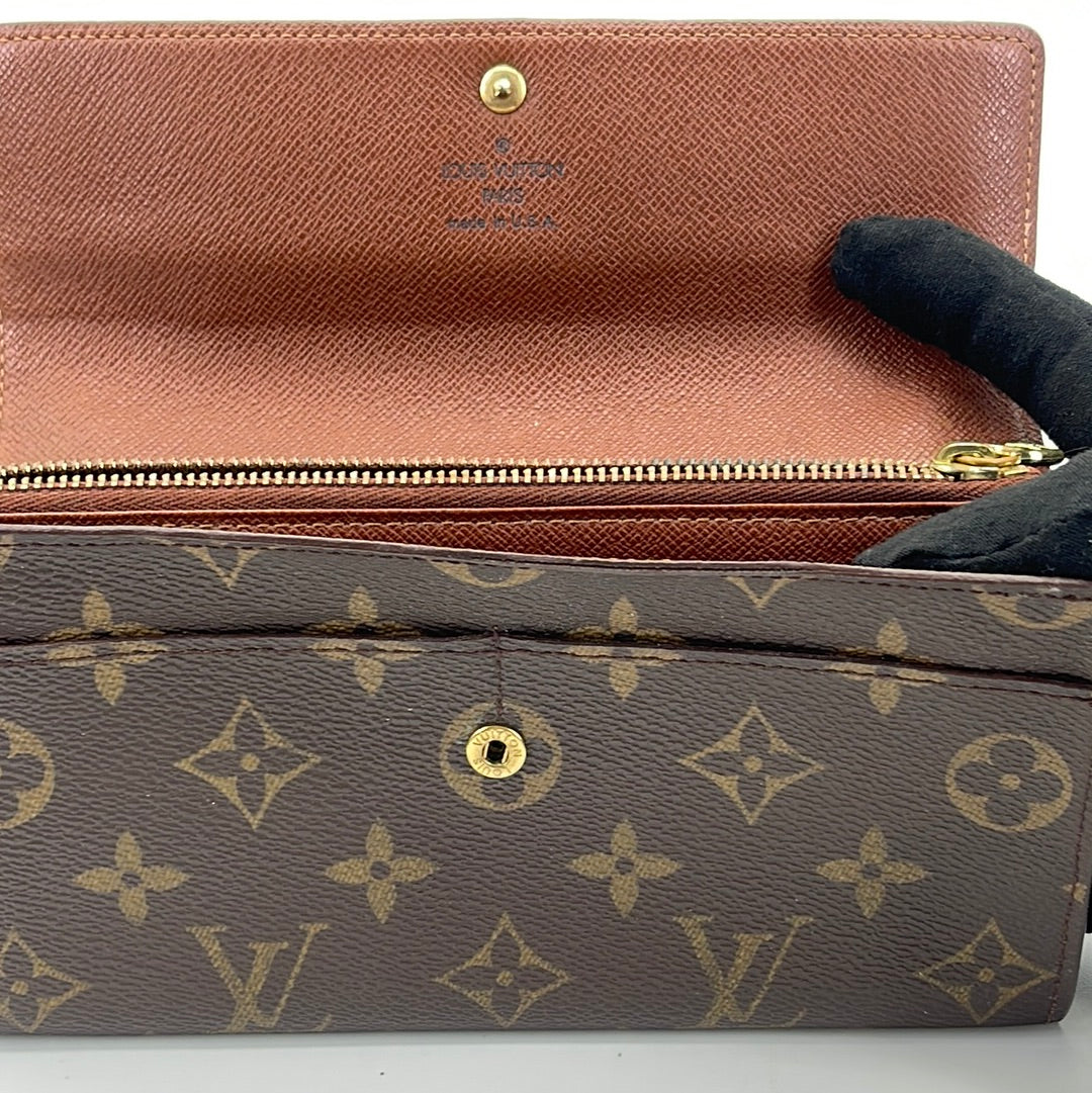 PreLoved Louis Vuitton Brown Epi Leather Sarah Long Wallet CA0947 0602 –  KimmieBBags LLC