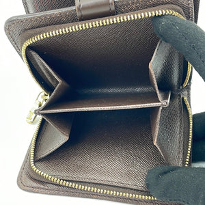 Authentic Preloved Louis Vuitton Damier Ebene Compact Zippy Wallet