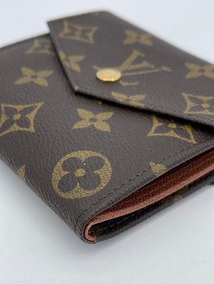 Authentic Preloved Louis Vuitton Wallet Elise Vintage Brown