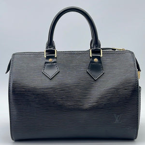 LOUIS VUITTON Handbag M59032 Speedy 25 vintage Epi Leather Black Women –