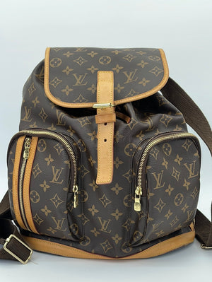 Bosphore backpack leather backpack Louis Vuitton Brown in Leather