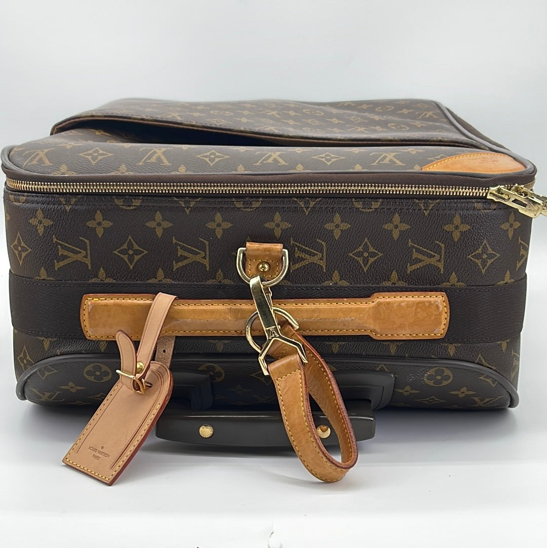 3ad3002]Auth Louis Vuitton Carry Case Monogram Pegas 55 M23294