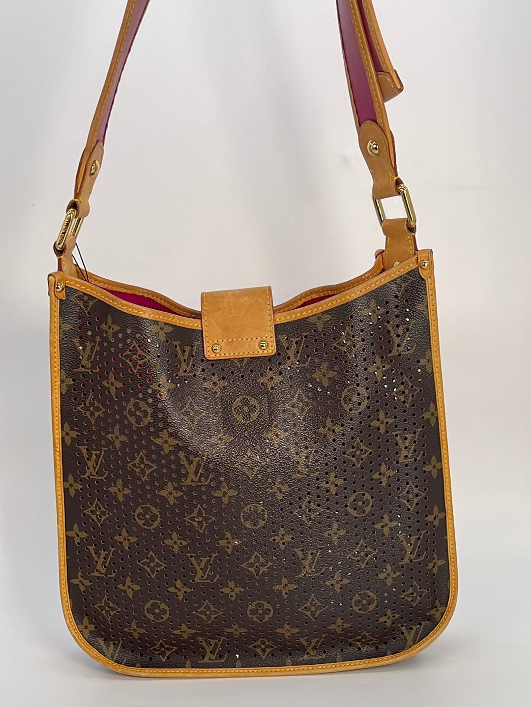 Louis Vuitton Vintage Monogram Tulle Lee Shoulder Bag 