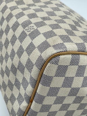 PRELOVED Louis Vuitton Damier Azur Monogram Speedy 30 Bag MB2151 05022 –  KimmieBBags LLC