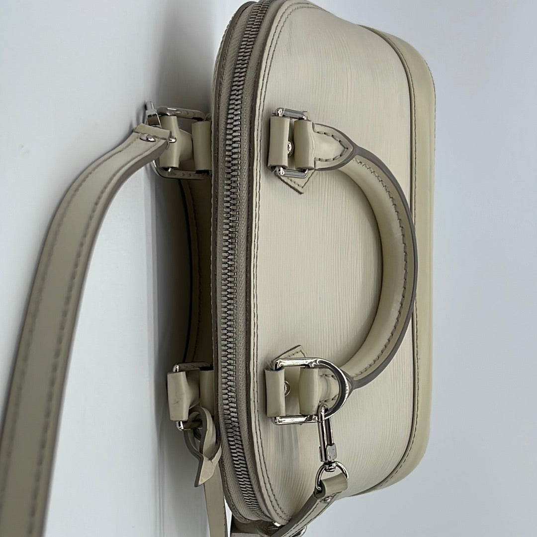 Preloved Louis Vuitton Raspberry Epi Alma BB Crossbody Bag MI0124