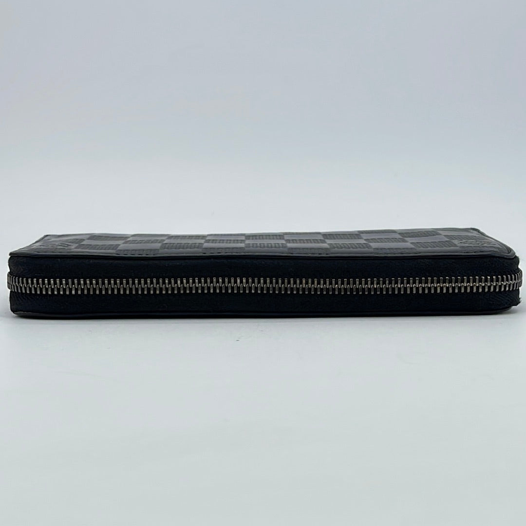 PRELOVED Louis Vuitton Damier Infini Leather Zippy Wallet CA3166