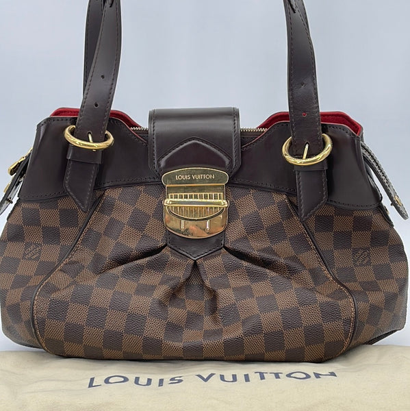 Louis Vuitton 2009 Pre-owned Damier Ebene Sistina PM Handbag - Brown