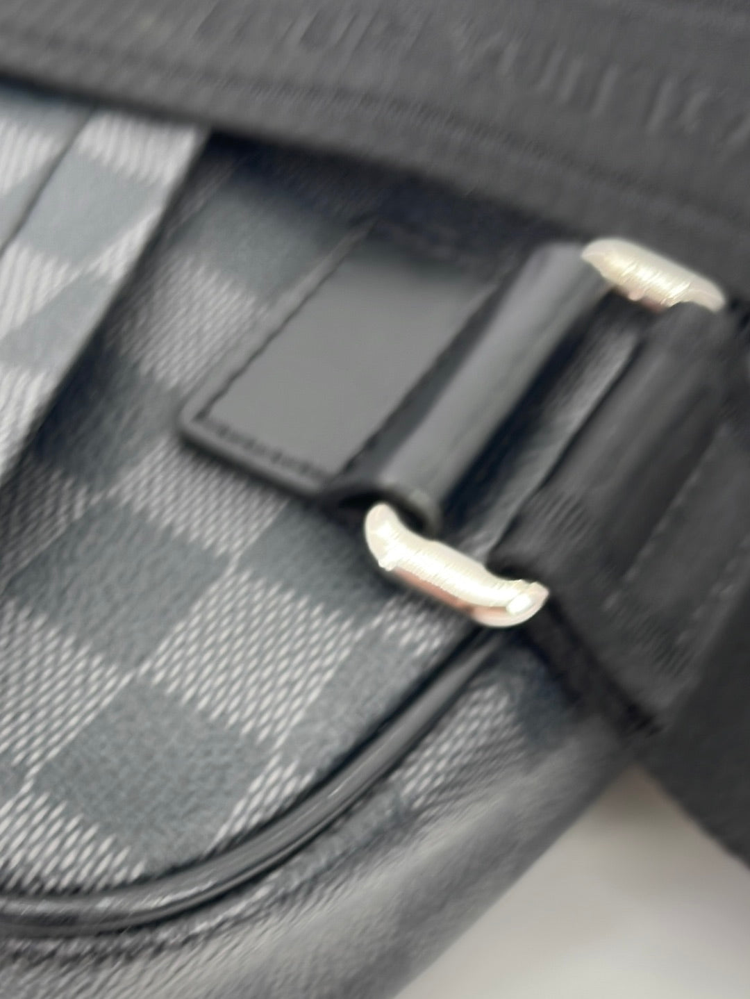 Black Louis Vuitton Damier Graphite Trocadero PM Crossbody Bag