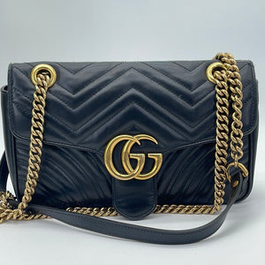 Gucci GG Marmont Flap Closure Small Shoulder Bag 
