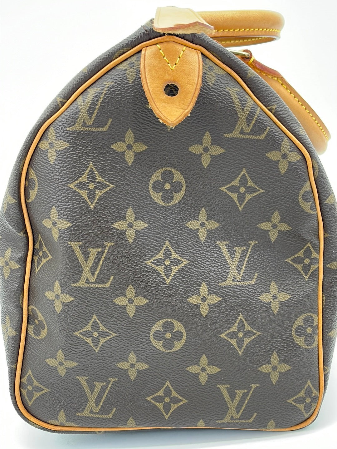 Louis Vuitton Speedy 30 Hand Bag Mb0026 Green Monogram Perfo M95181