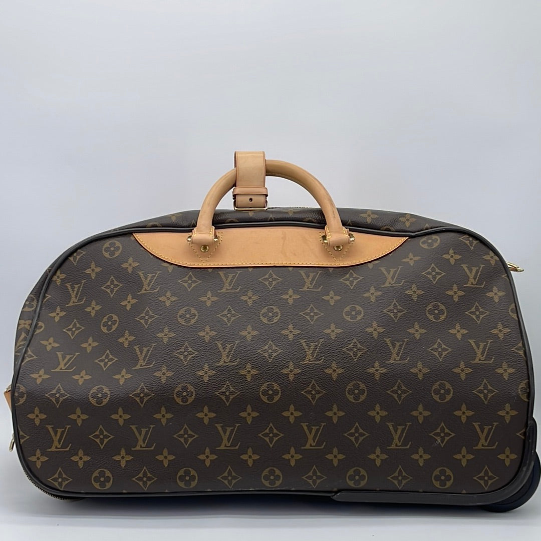 Louis Vuitton Eole 50 Rolling Duffle Bag - Brown Luggage and