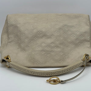 PRELOVED Louis Vuitton Artsy Cream Monogram Empreinte Leather MM